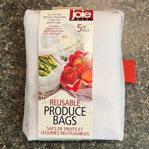 3/$15 ❤️ 12/17  joie mesh produce bags set of 5